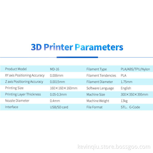 standardized production professional 3d printer high precision super-silent 3d printer suppliers